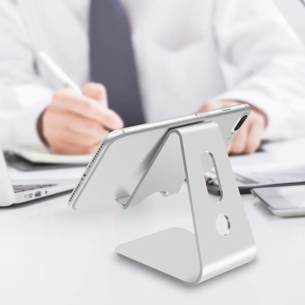 Universal Aluminum Desktop Phone and Tablet Stand