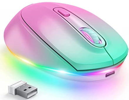 24g Wireless Mouse 1600dpi Ergonomic Rechargeable