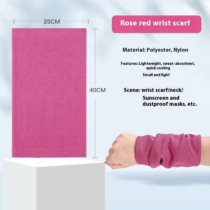 Outdoor Athletic Wristguards Towel Running Climbing Wipes Fitness Basketball Cold Feeling