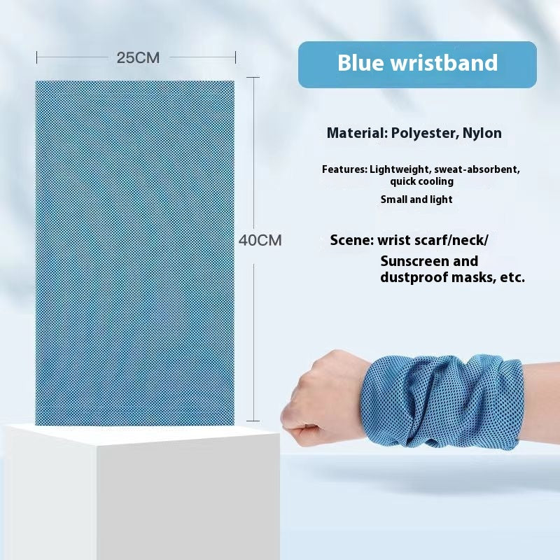 Outdoor Athletic Wristguards Towel Running Climbing Wipes Fitness Basketball Cold Feeling